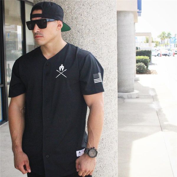 

2021 men fashion tshirt casual printing shorts sleeve men's loose breathable shirt summer exercise and fitness ventilationtees, White;black