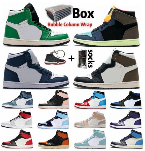 

with box jumpman 1 1s basketball shoes high dark mocha mens women mid cactus jack twist pink obsidian bio hack chicago sneakers trainers