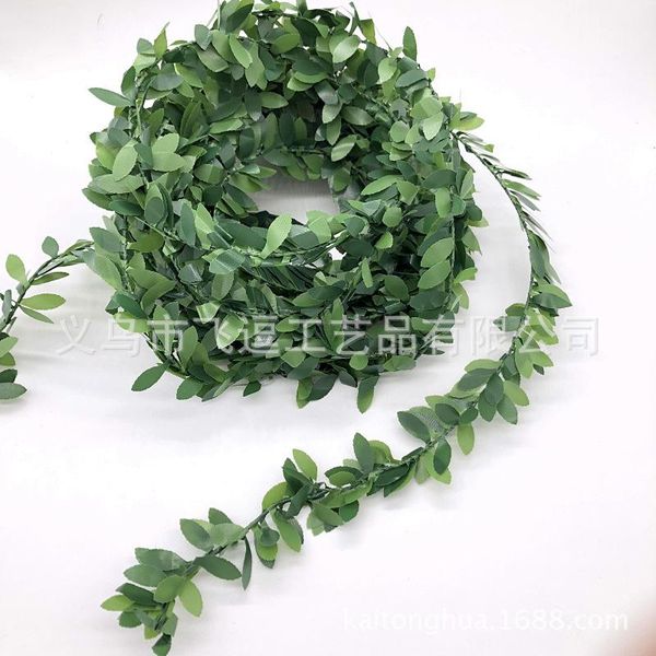 

7.5m artificial leaf garland plants vine fake foliage handmade for home decor wedding decoration diy wall hanging silk wreath decorative flo
