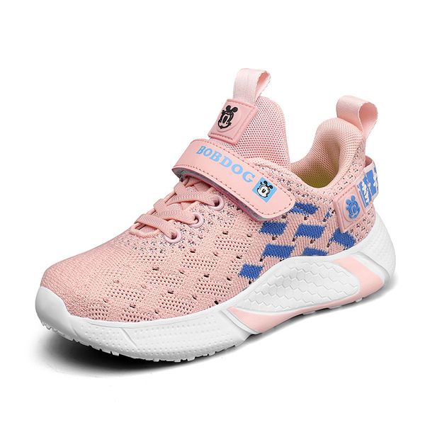 

2021 childrens sneakers kids sports shoes for girls breathable mesh sneaker girls tenis infantil kids shoes spring, Black