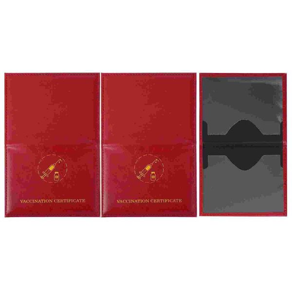 

storage bags 3pcs protective cards covers vaccine certificate holder cover