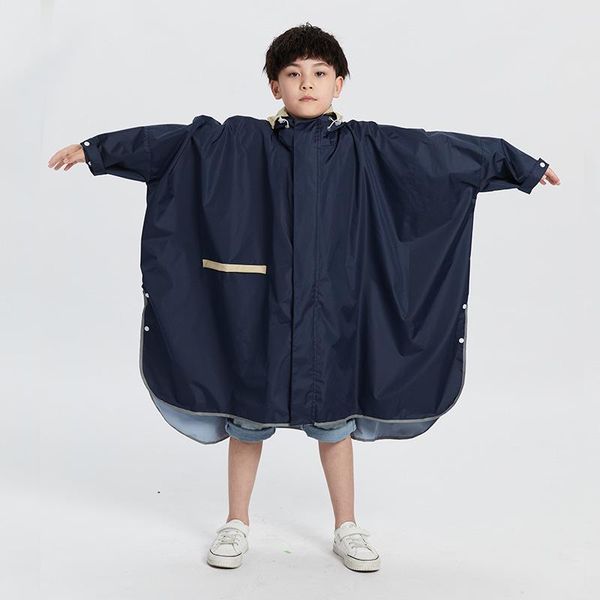 

rain wear 100-165cm coat raingear for children kids girls boys raincoat poncho backpack trench students waterproof biker raincover