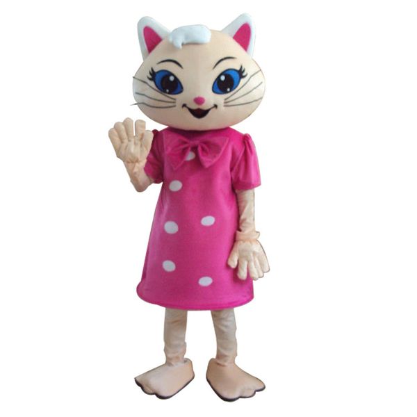 

mascot costumes new the cat mascot costume size halloween cat cartoon costume fancy party dress, Red;yellow