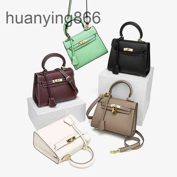 

brand h bags designer luxury shoulder handbags bag women's spring 2022 fashion solid color palm print kelllys bag single shoulder messe