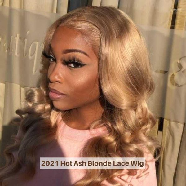 

ash blonde lace front wig human hair wigs 13x1 t part color brazilian remy straight for women1, Black;brown