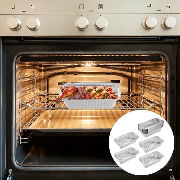 

gift wrap 25pcs disposable foil pans safety tin barbecue box chic container