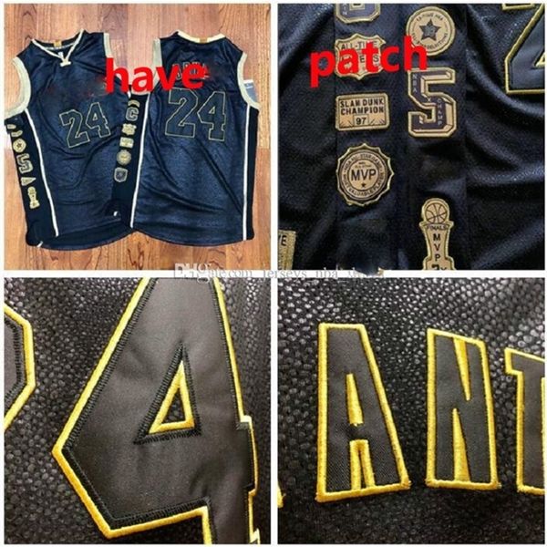 

NEW Mens Los Mitchell & Ness Black 24 Mamba Hardwoods Classics Player Jersey S-2XL, 3withpacth