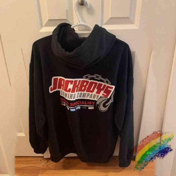 

hoodies fw travis scott cactus jack jackboys hoodie women men 1:1 high-quality fashion pullover hooded, Black