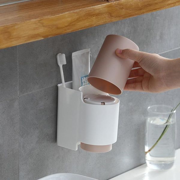 

toothbrush holders suction hooks rack practical 3color bathroom holder el cartoon