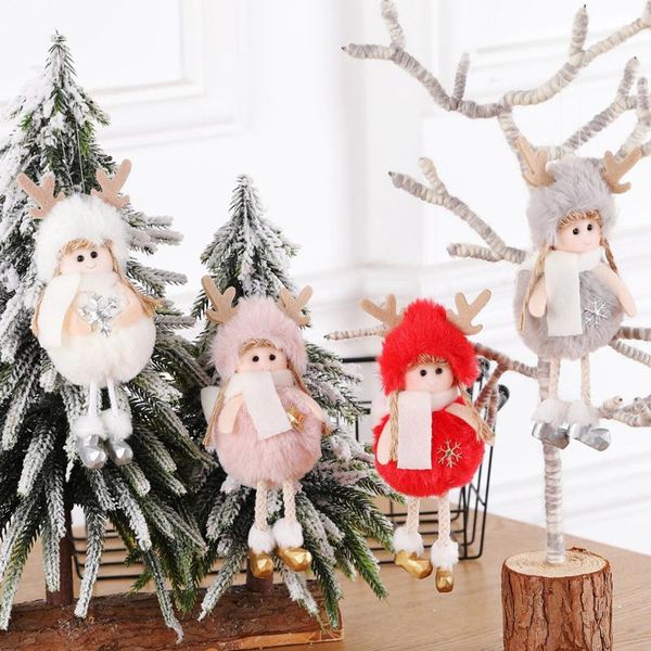 

christmas decorations decors - plush angel pendant tree holiday car home