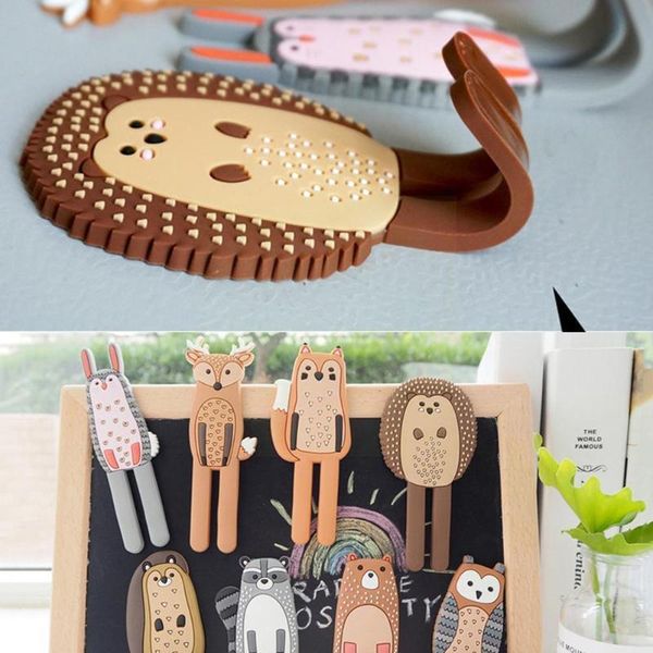 

fridge magnets removable sticker household supplies magnetic animals decorative traceless lovely key 1pc holder hooks refrigerator a3b3