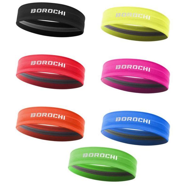 

yoga headband quick drying sweat absorbent elastic sweatband hair band head wrap for outdoor cycling fitness running bands