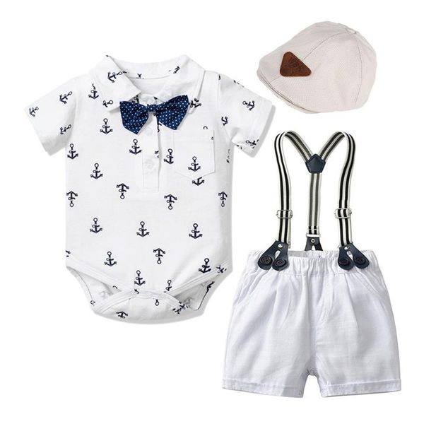 

clothing sets born gentlemen clothes infantil rompers birthday party bodysuit for baby boys infant suits toddler fit 0-24, White