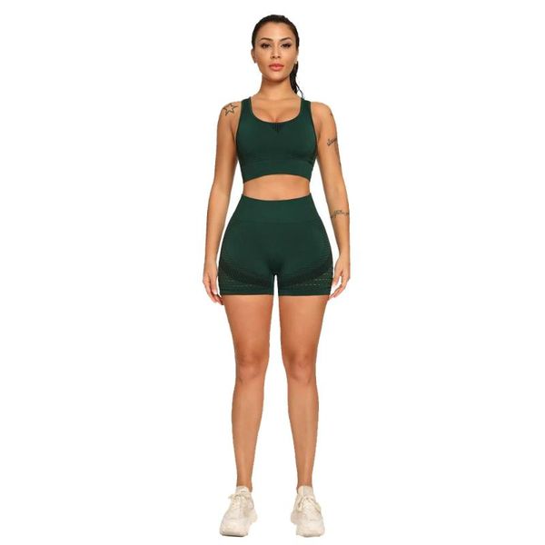 

yoga outfit women two piece set seamless gym clothing workout sportswear bubble buttocks leggings fitness sport crop top