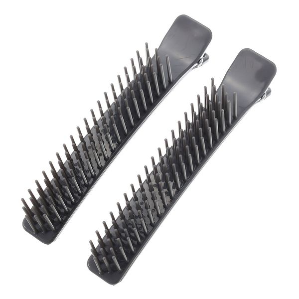 

large size hairdressing section clamps hair clips with comb plastic hairpins clamp diy salon cutting dye styling tools one pc one opp bag pa