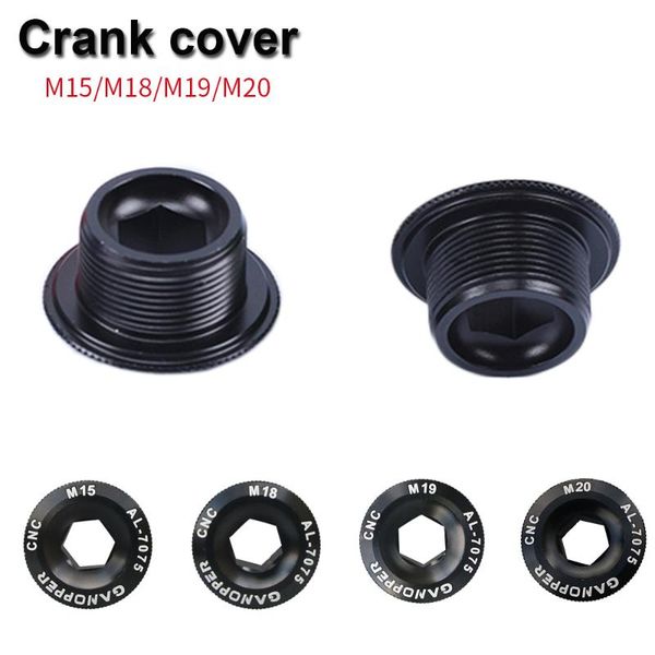 

bike heels & chainwheels aluminum alloy 7075 mtb bicycle crank screw cap road crankset cover caps bolt fit for jiankun ixf m15