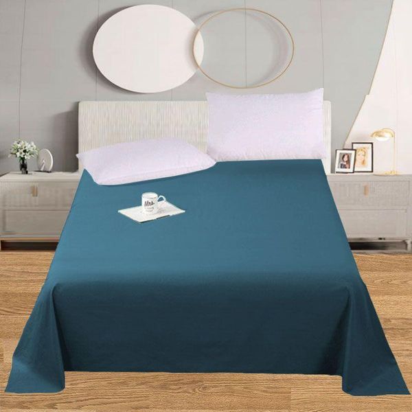 

sheets & sets lagmta 1pc 100% polyester super soft flat sheet adults solid bed shopping twin full queen king various sizes