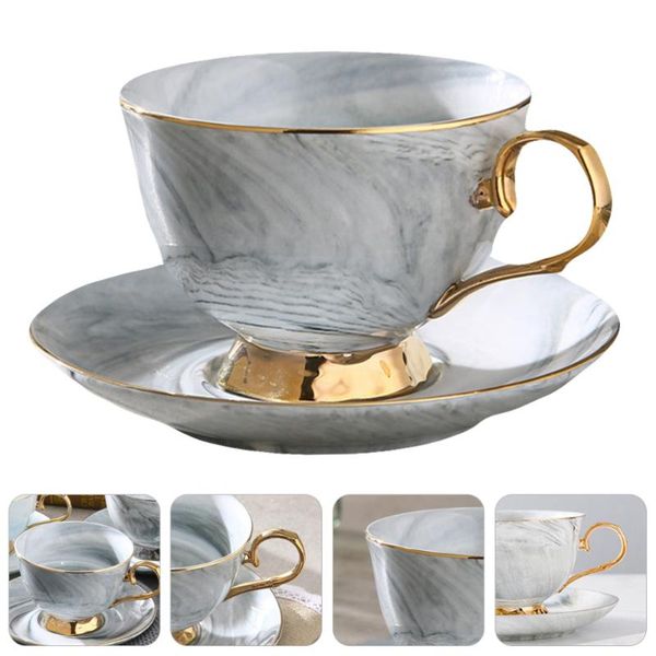 

250ml nordic style coffee cup exquisite ceramics mug with saucer cups & saucers