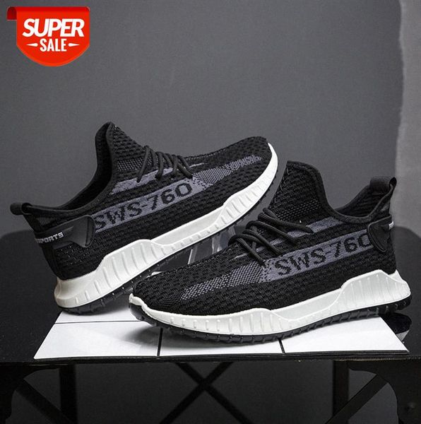 

flat heel men's shoes sports breathable running lightweight casual #hy5z