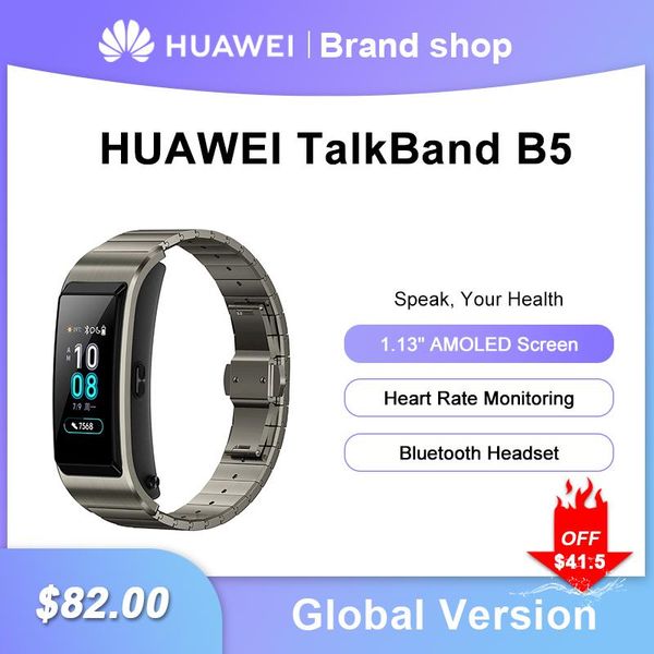 

smart wristbands huawei talkband b5 headset fitness band bracelet watch tracker