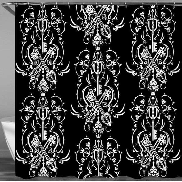 

shower curtain,kingdom hearts background,waterproof bath curtains polyester decorative shower curtains