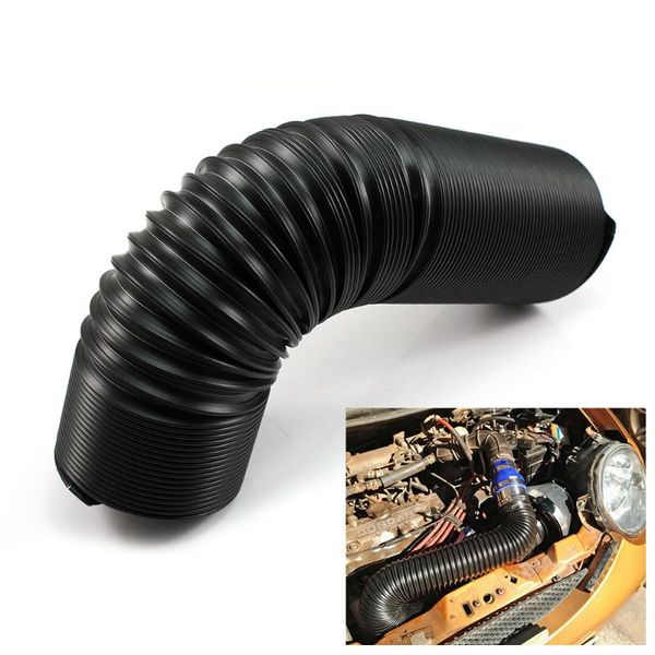 

manifold & parts 63/76mm car inlet tube vacuum bellow plastic high flow ducting intake admission bent stretch auto