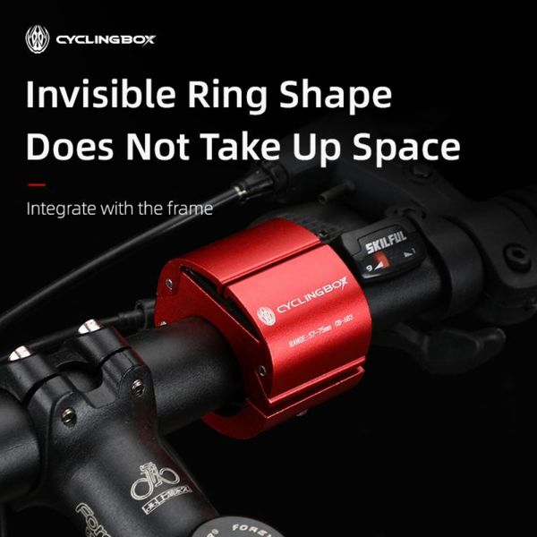 

car & truck racks bicycle ring aluminum alloy mobile phone bracket navigation riding gps holder accessories outdoor cycling