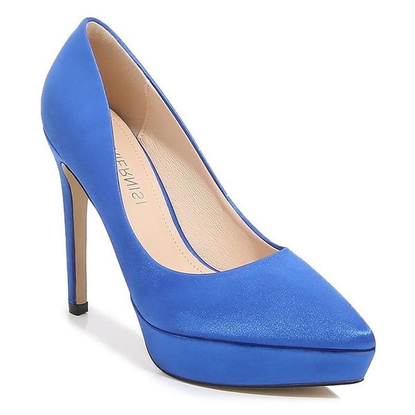 

dress shoes plus size high heels female brand women's spring and autumn striptease 2021, Black