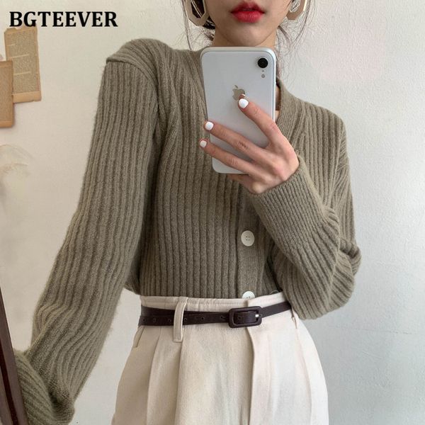 

sweaters autumn winter warm open stitch sweater women chic v-neck long sleeve single-breasted female knitted cardigans ikcx, White;black
