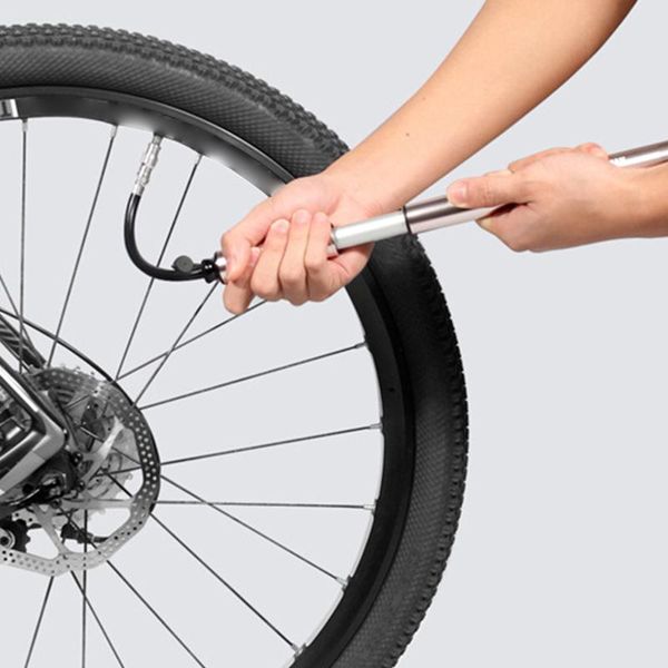 

bike pumps mini pump portable frame 120psi high pressure fits schrader presta for inflatable balls fast delivery