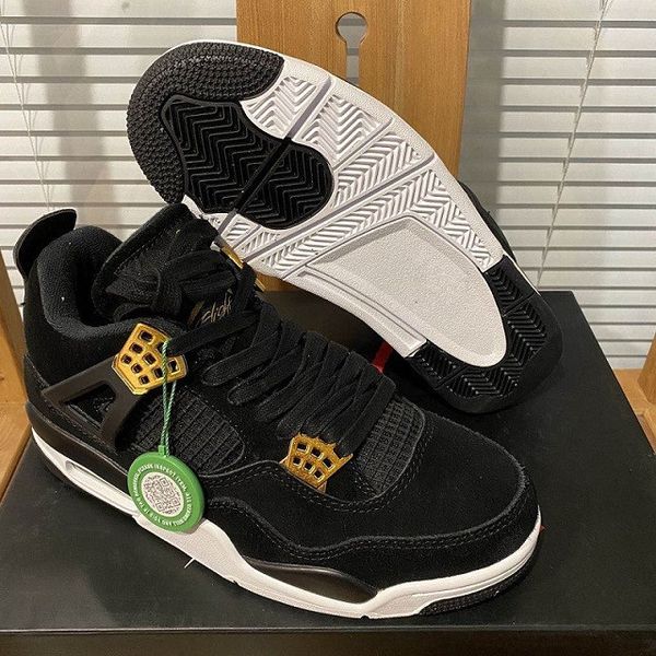 

2020 new cream sail black cat white cement men women jumpman 4 4s basketball shoes cactus jack mens trainers sport shoes size36------468jh7
