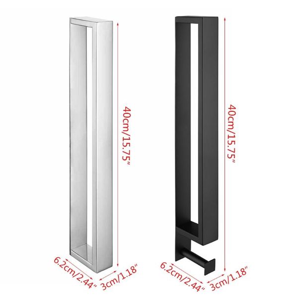 

bathroom stainless steel towel rack self-adhesive wall mounted washcloth holder r9uf racks