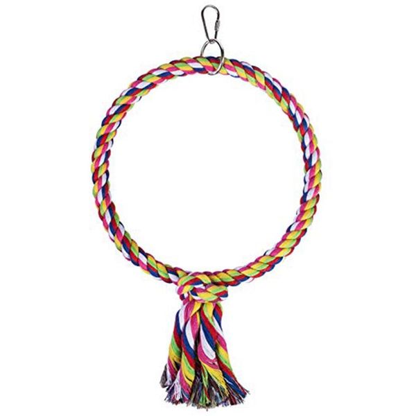

other bird supplies perch rope bungee toy pet toys round ring climbing