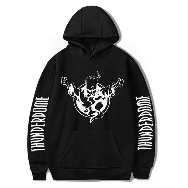 

men's hoodies & sweatshirts autumn coat thunderdome hoodie children pullover thunder dome long sleeve casual kids outerwear boys/girls, Black