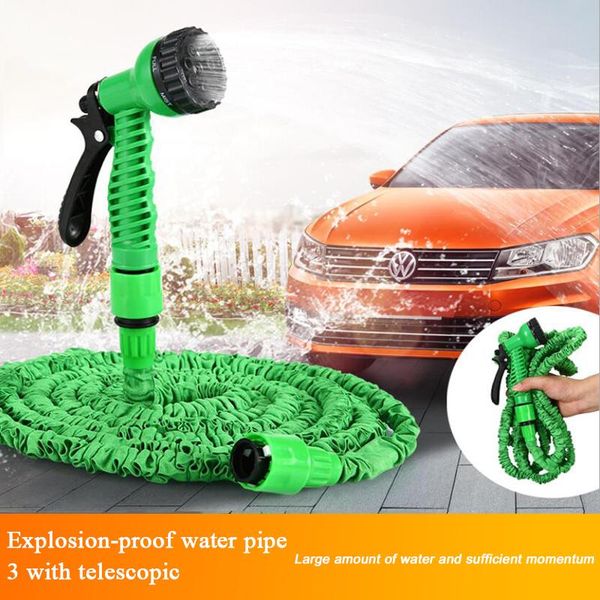 

water gun & snow foam lance garden spray lawn sprinkler car wash ajustable hose nozzles 7 pattern high pressure power washer for home
