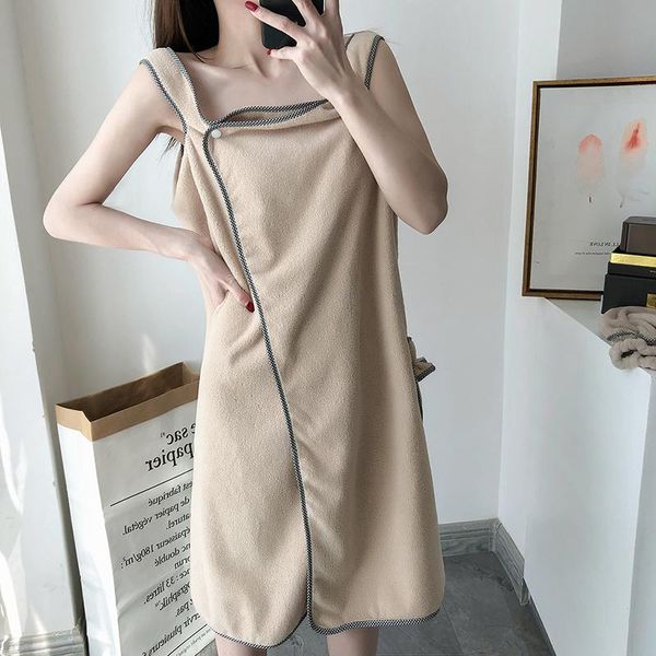 

towel wearable towels superfine fiber solid color soft and absorbent cleaning plain el home bathroom gifts