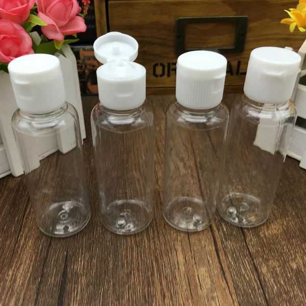 

storage bottles & jars 3pcs/5pcs/10pcs travel bottle 50ml makeup empty plastic flip cap for liquid lotion cream