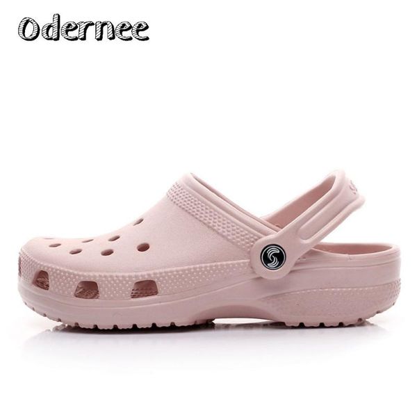 

sandals odernee running walking casual fashion summer ortapedia moda woman and man slipper, Black
