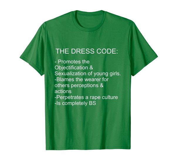 

School Dress Code Protest T-Shirt, Mainly pictures