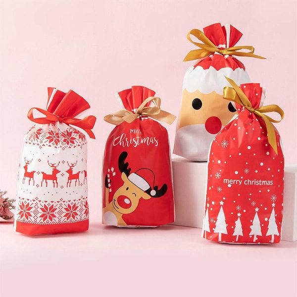 

christmas decorations santa clause gift bag merry candy packing navidad natal decoration for home xmas gifts year 2021
