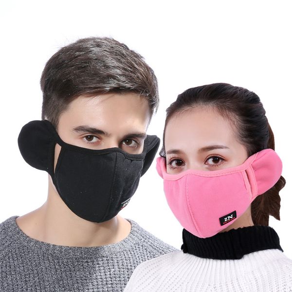 

mask facemask winter warm riding vent earmuff men's and women's ear two in one a52