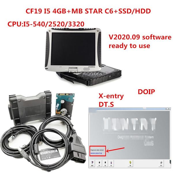 

diagnostic tools lappc 4g cpu with mb diagnosis vci sd connect c6 oem doip xen-try v2022.06 hdd or ssd wifi