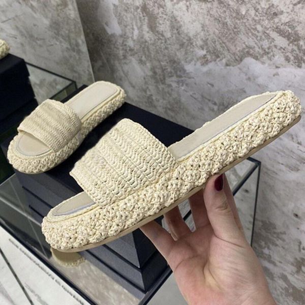

slippers summer woman non-slip sole zapatos de mujer solid platform shoes women open toe fashion casual 2021, Black