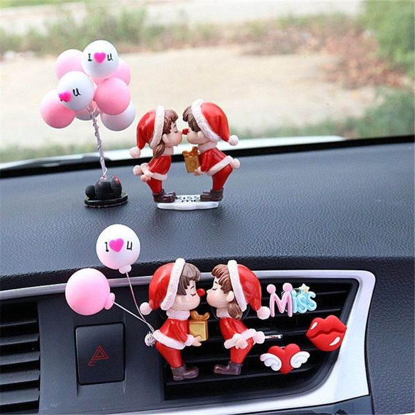 

interior decorations accessories lovely auto decor couple scent aromas diffuser christmas perfume clip freshener car air vent
