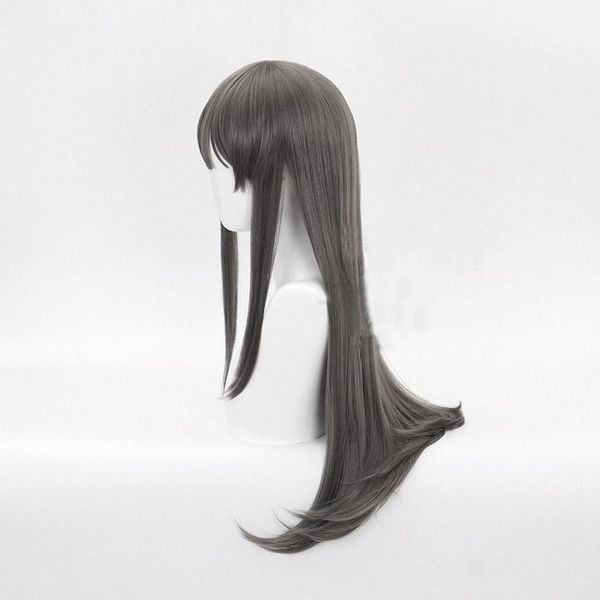 

other event & party supplies anime wig cosplay headdress halloween birthday props heat-resistant synthetic hair long straight gray