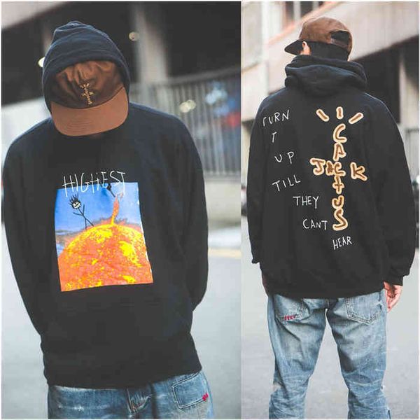 

luxury brand hoodie 2021 mens womens designers s fashion men autumn winter long sleeve hooded pullover clothes travis sw, Black