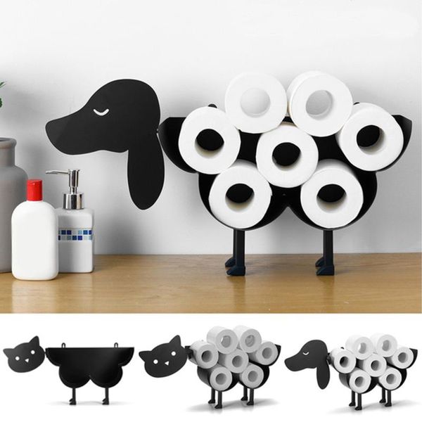 

toilet paper holders roll holder bathroom kitchen accessories tissue storage stand rack cast iron