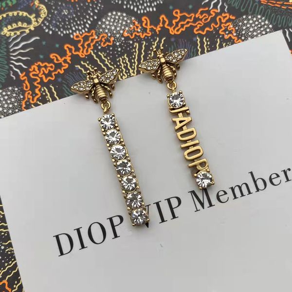 

new little bee earrings female wind exclusive jewelry sale, Golden;silver