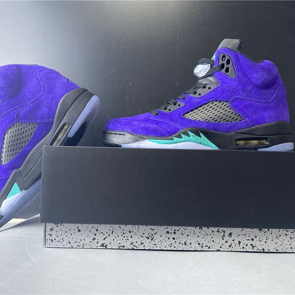 

shoes air 5 alternate grape ice 136027-500 5s v women men sneakers trainers