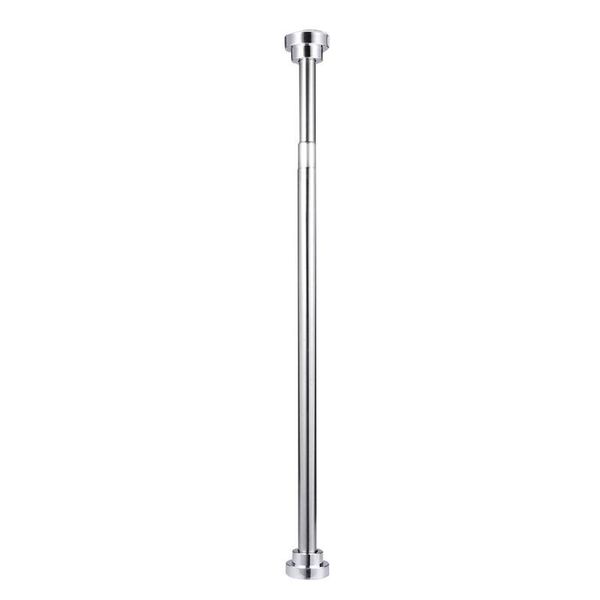

shower curtains 55cm to 85cm curtain rod pole adjustable stainless steel spring tension rail for clothes
